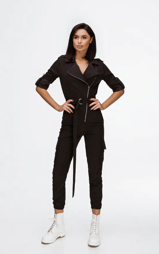 Buy Black Jumpsuit Zip – Perfect for Casual and Evening Looks