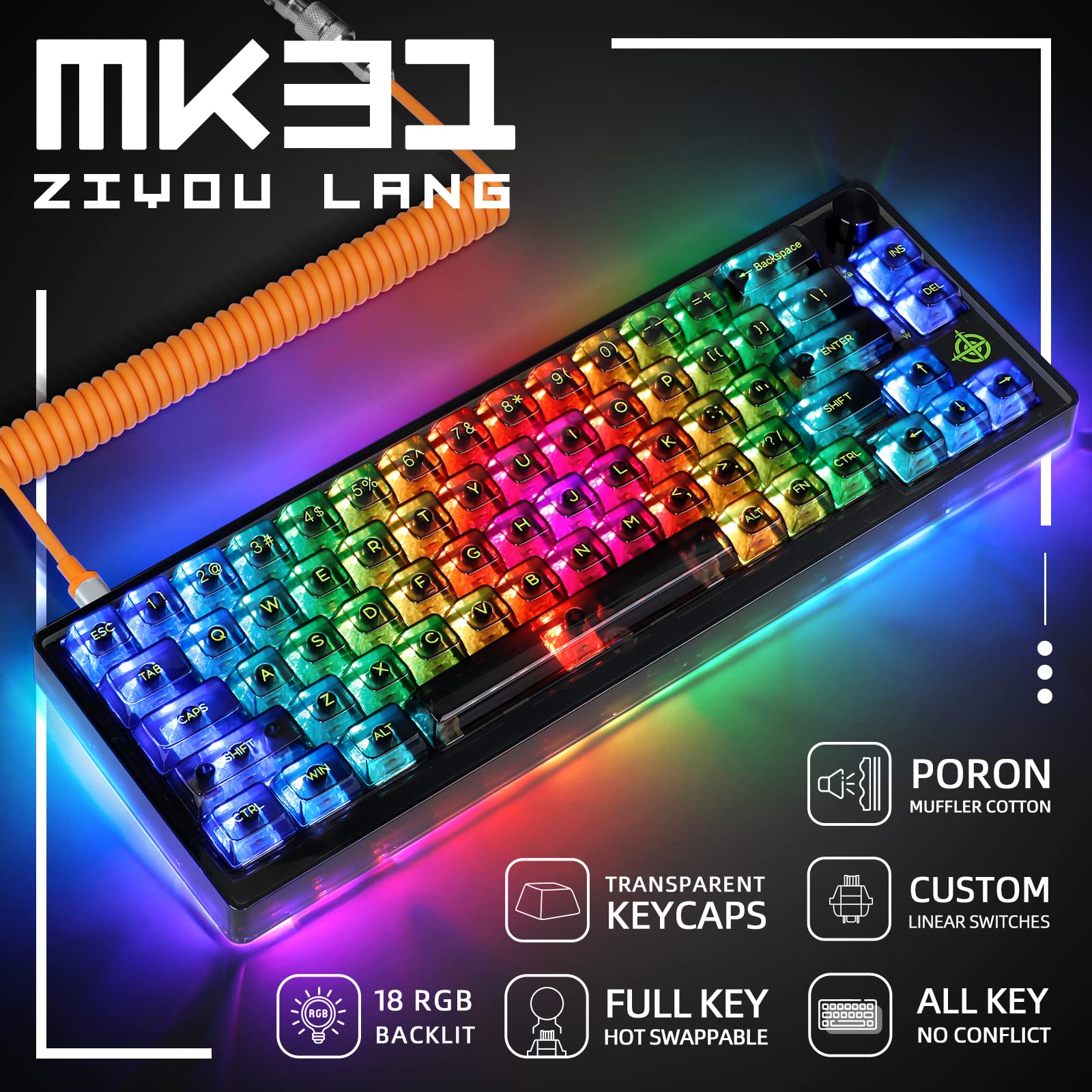 Hot Swap Gaming Keyboard: Customize Keys in Seconds!