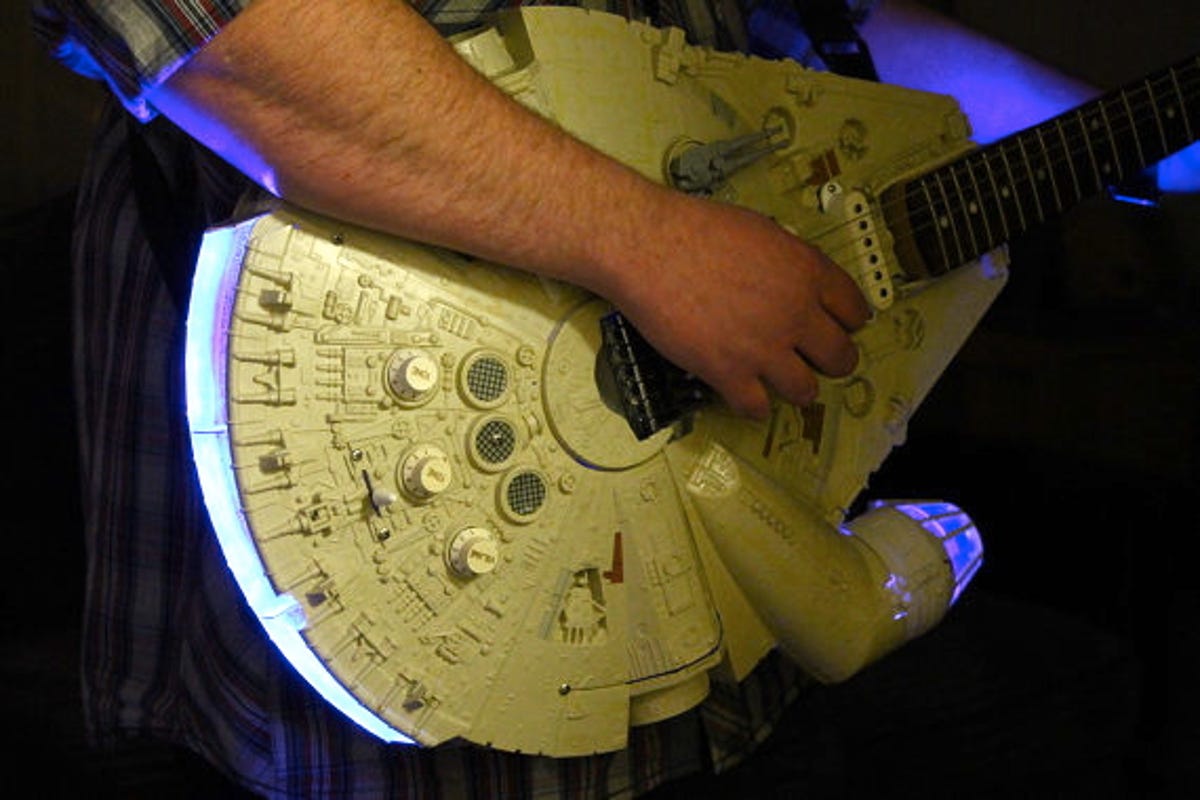 Discover the Ultimate Millennium Falcon Guitar: A Star Wars-Inspired Masterpiece