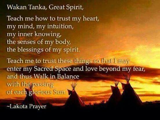 lakota sioux prayers