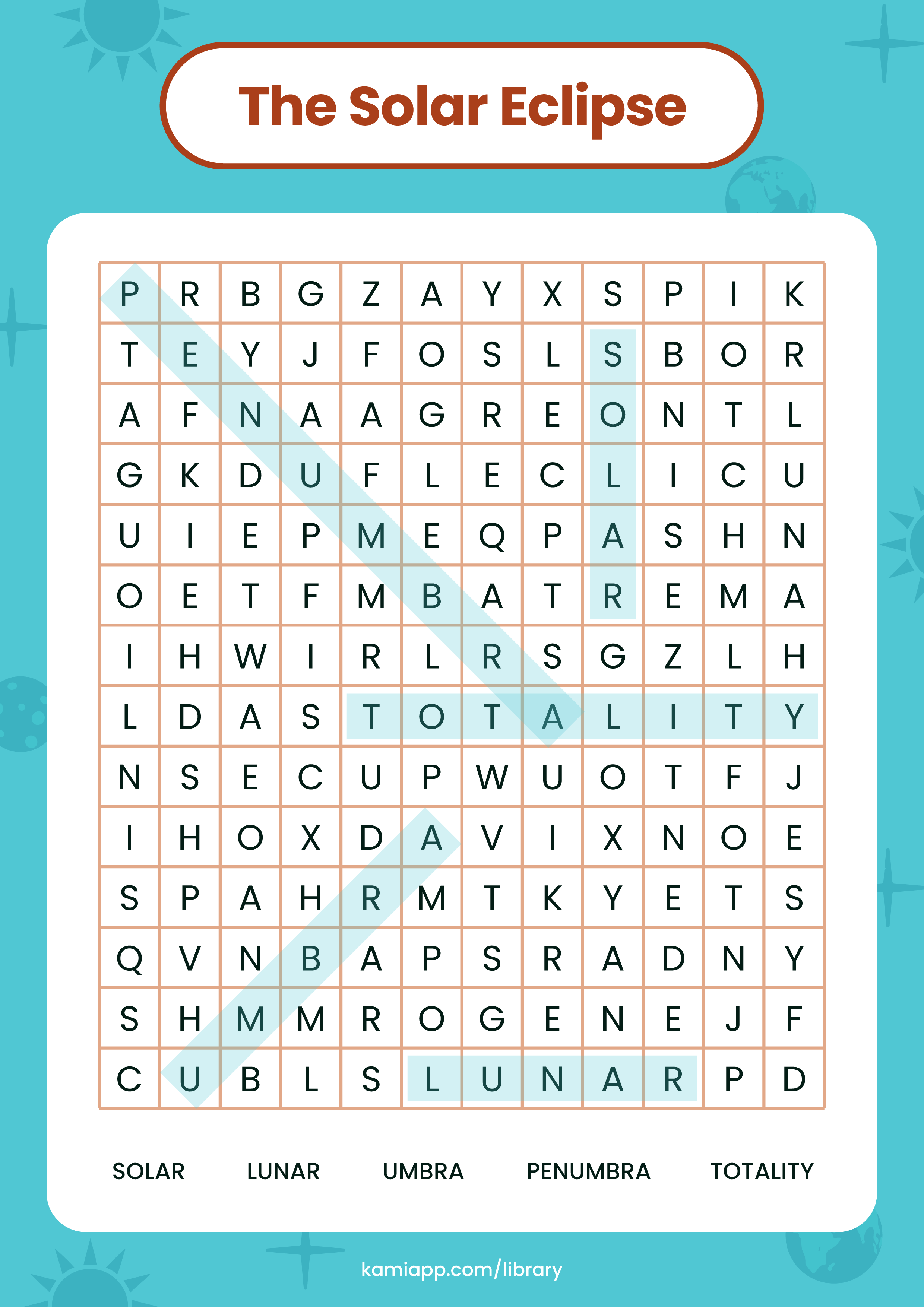 Cant Solve It? Get the Solar Eclipse Hidden Message Word Search Answer Key! Discover the Hidden Words Immediately!