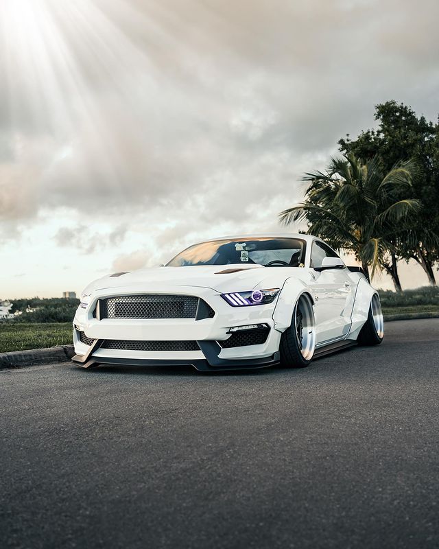Enhance Your Ford Mustang with the LB Works Liberty Walk Widebody Kit (2015-2022)