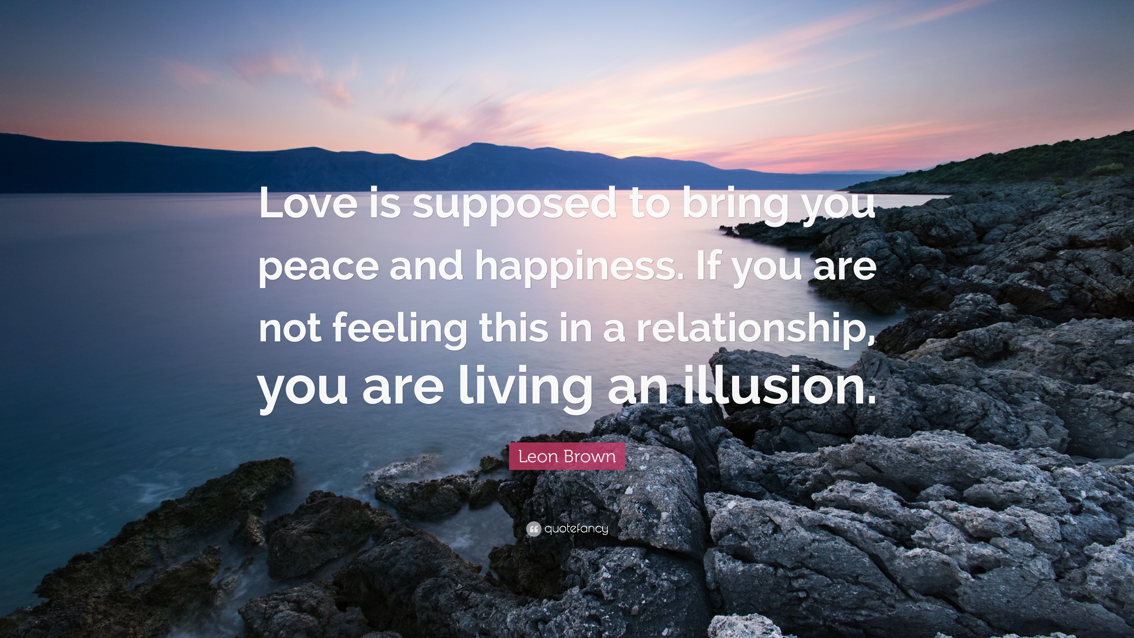 not feeling peace in a relationship