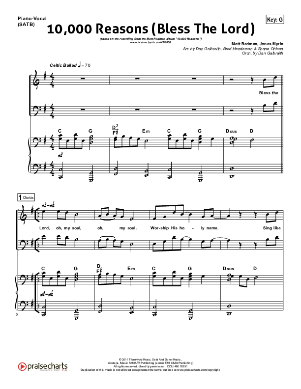 Get 10,000 Reasons Lyrics PDF – Download and Reflect on Worship