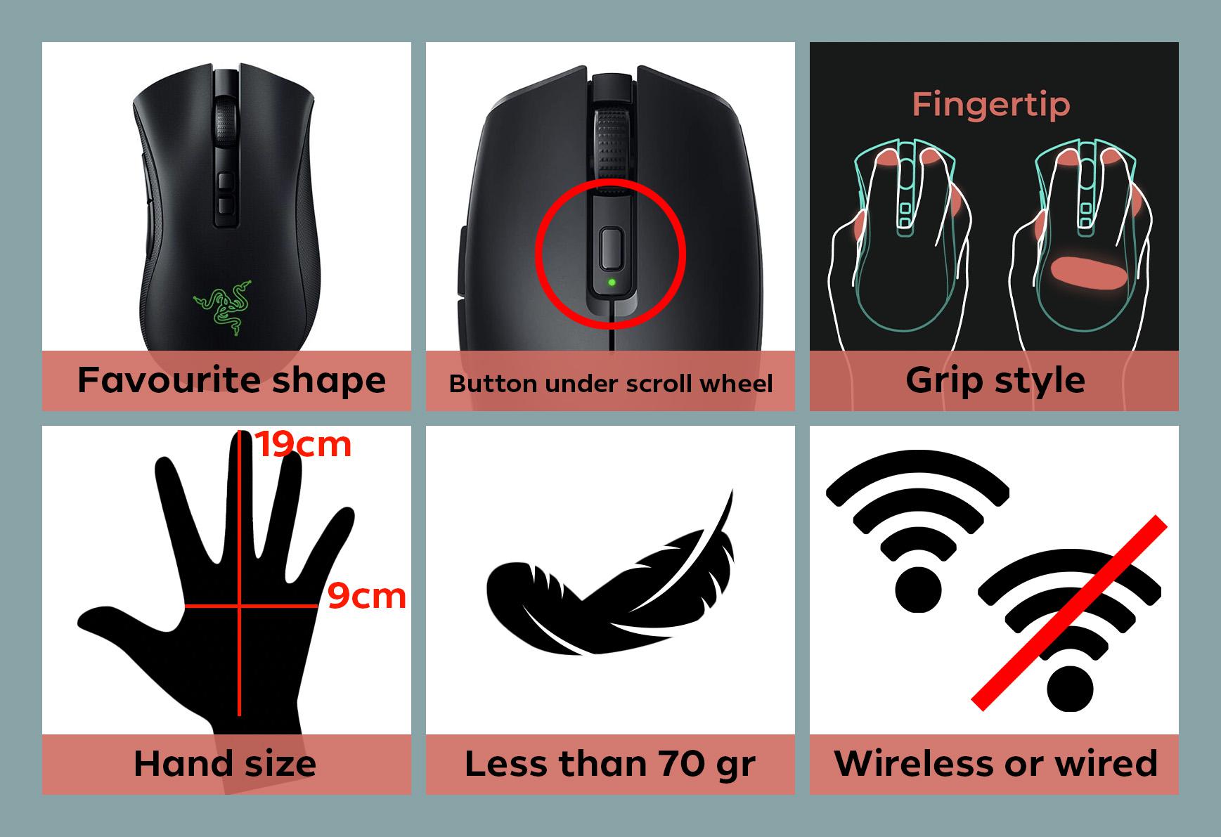 Mouse shape compare: How to find the perfect fit? These key tips will guide you!
