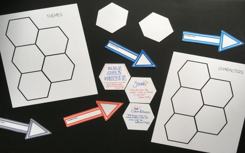 Boost Creativity with Hexagon Post-it Notes – Ideal for Meetings and Projects
