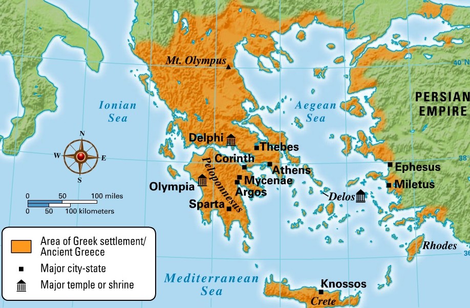 Sparta on a Map: Discover the Ancient City-State of Greece