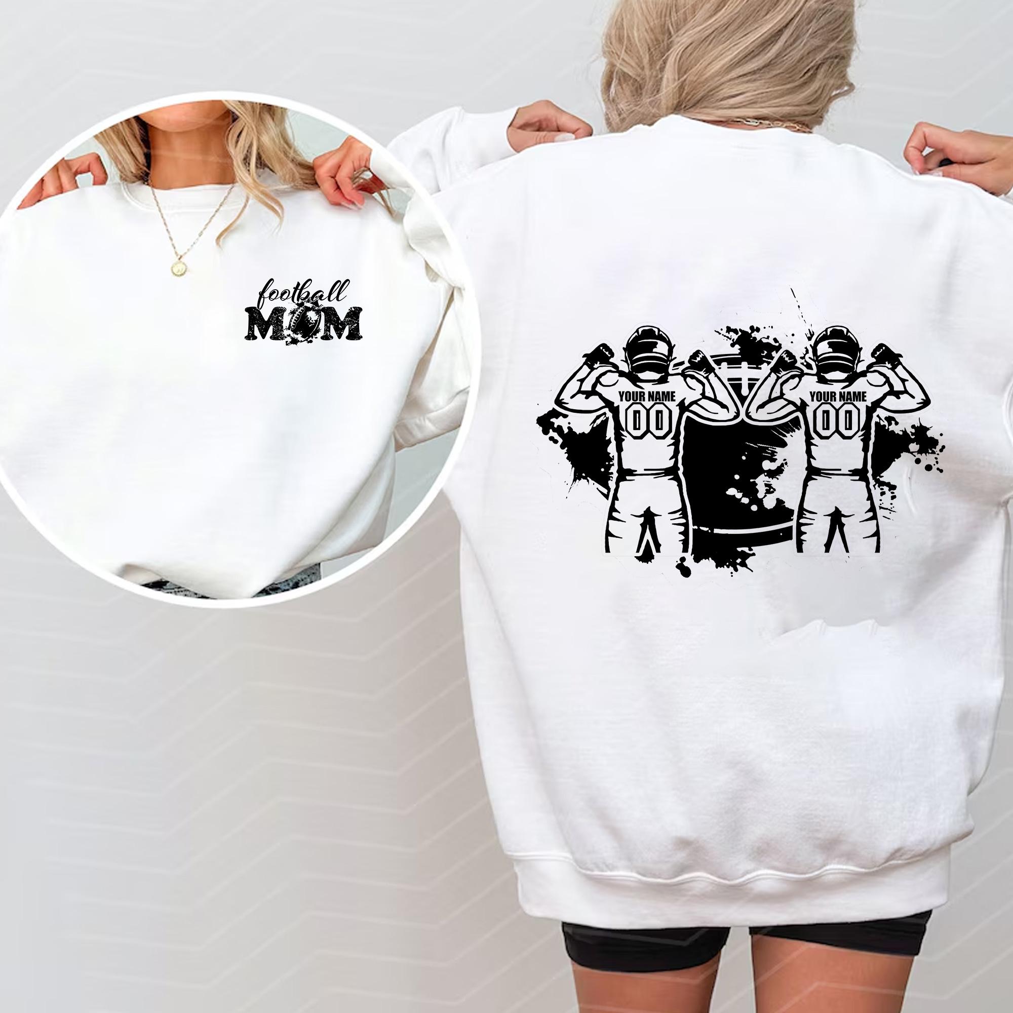 Personalized Football Mom Sweatshirt – Perfect for Game Day & Proud Moms