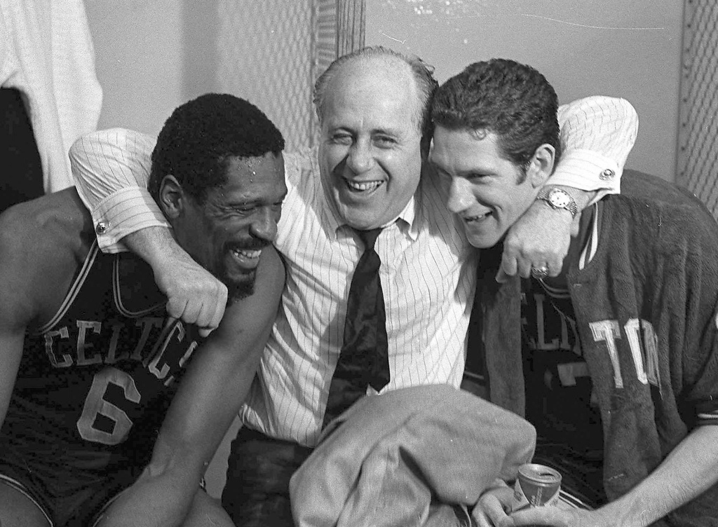 John Havlicek and Bill Russell： Boston Celtics Legends and Championship Heroes