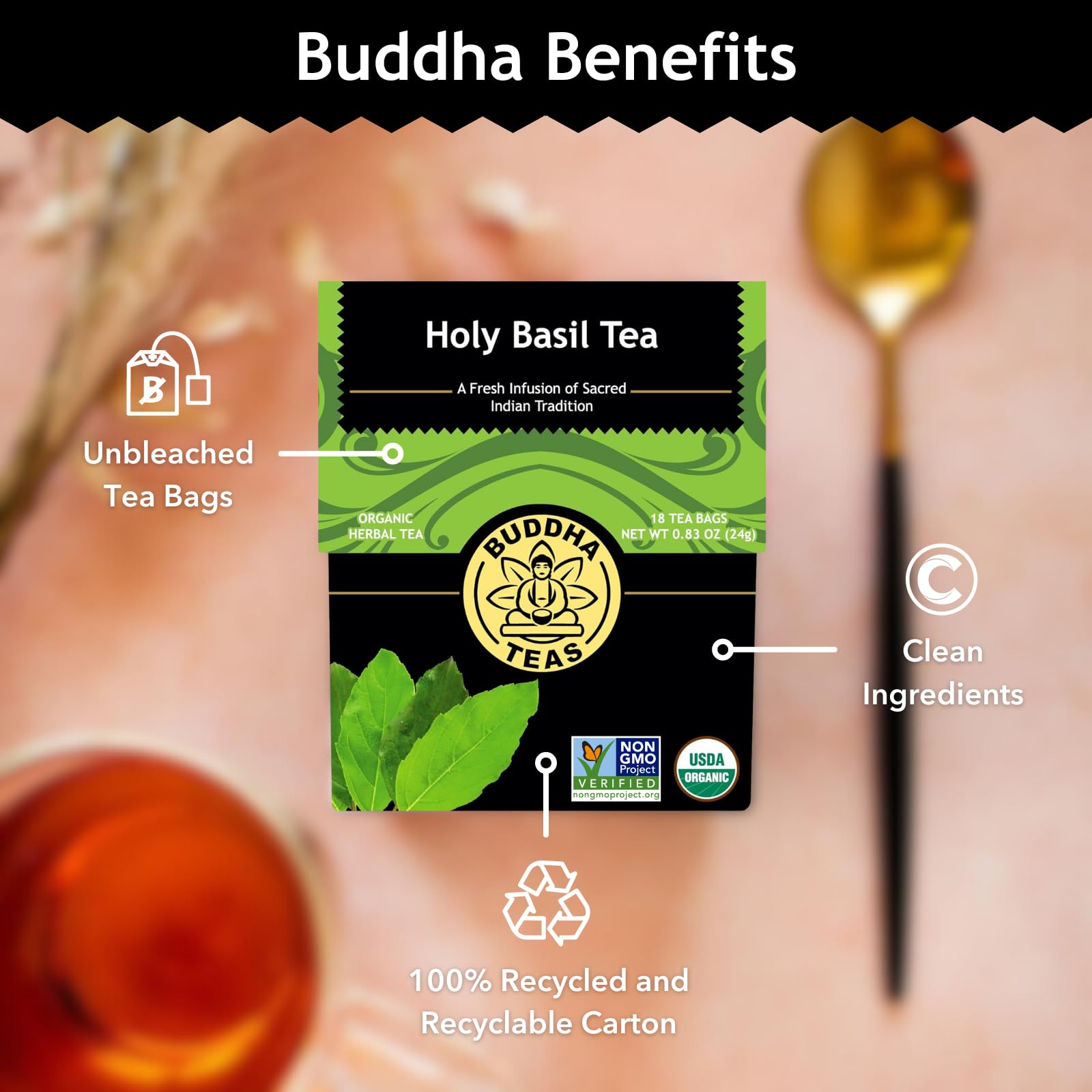 Why Choose Basil Tea Bags? Flavorful, Caffeine-Free, and Packed with Benefits