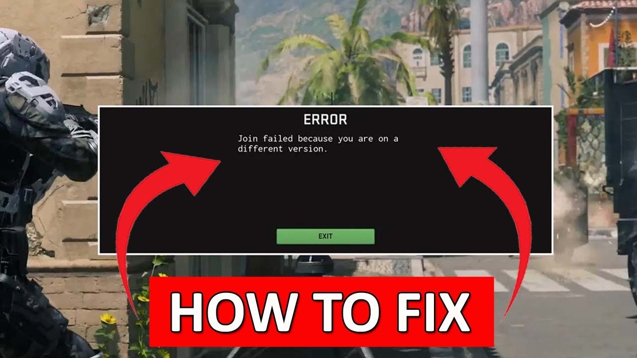 How to Fix "Join Failed Because You Are on a Different Version" Error in Games