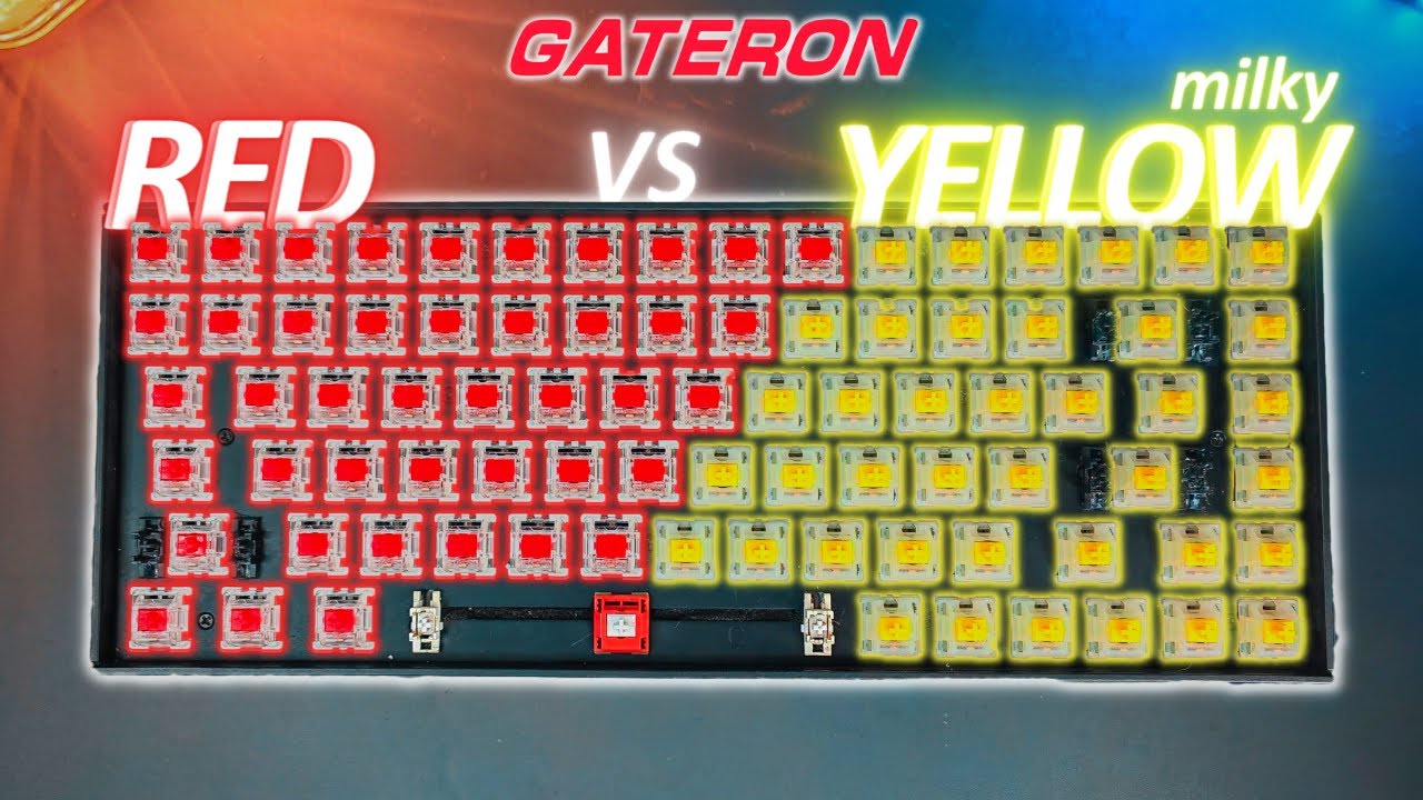 Gateron Red or Milky Yellow Pro: See What the Key Differences Are.