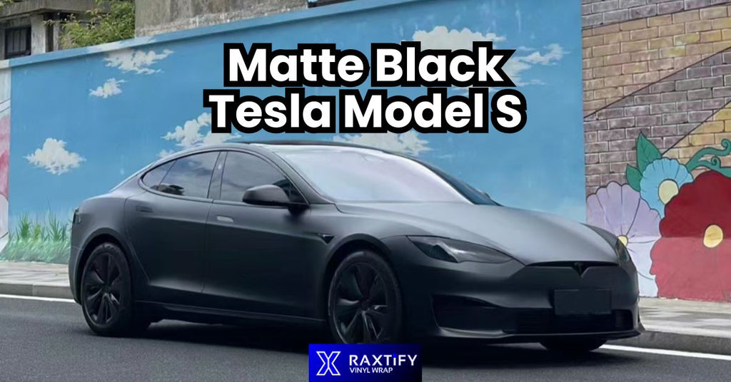 Transform Your Tesla Model 3 with Sleek Matte Black Wrap