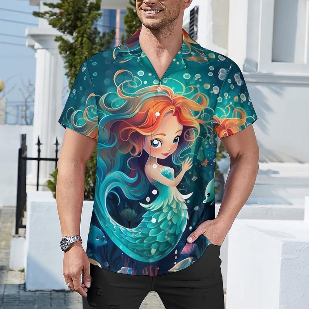 Stylish Mens Mermaid Shirts for a Unique Beach Look