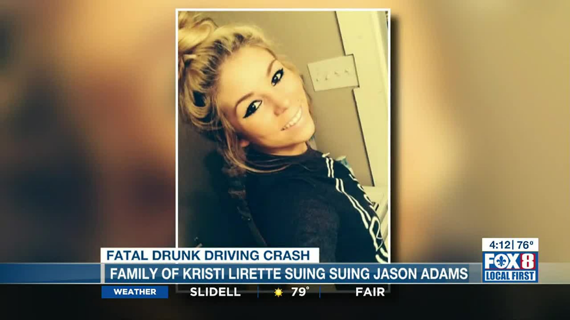 New Orleans DUI Killer Jason Adams Receives 10-Year Prison Term for Womans Death