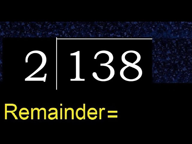 How to Divide 138 by 12: Step-by-Step Guide