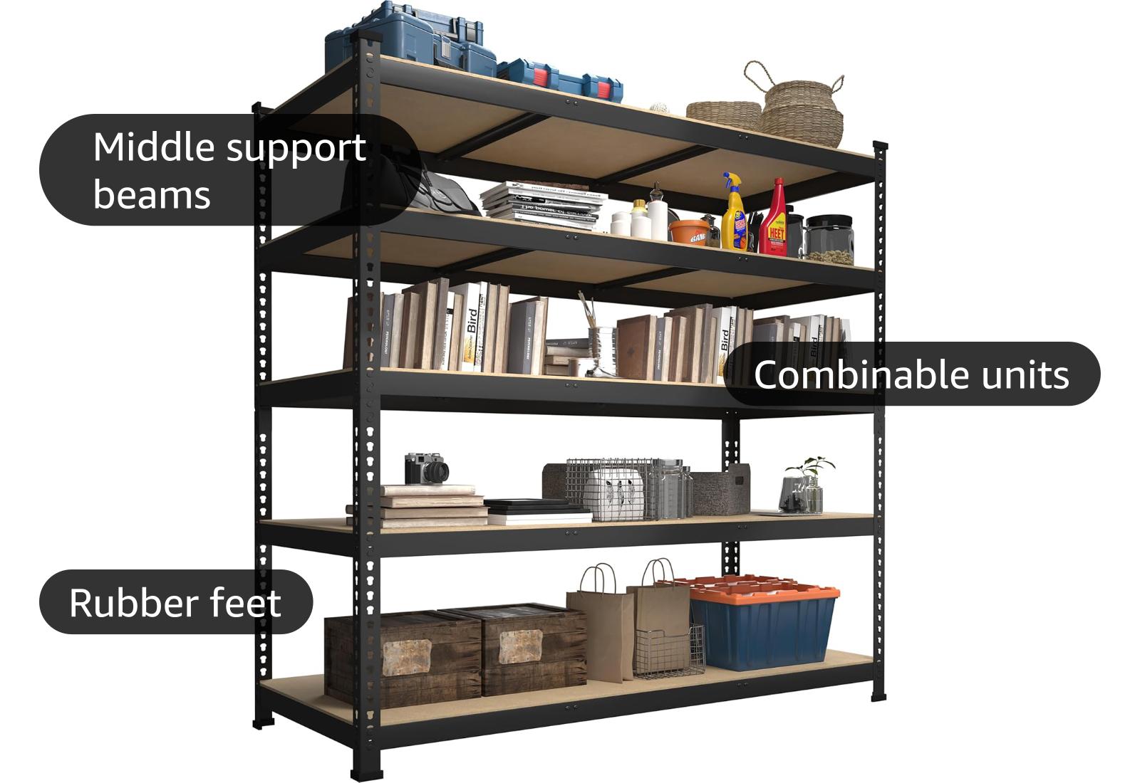 24 Inch Deep Shelving Unit for Heavy Duty Storage – Maximize Your Space Efficiently