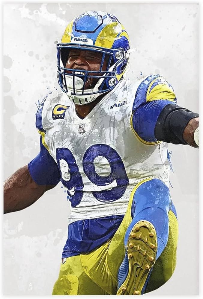 High-Quality Aaron Donald Poster Prints for Your Home
