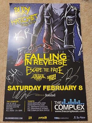 Get Your Falling In Reverse Signed Memorabilia Today!