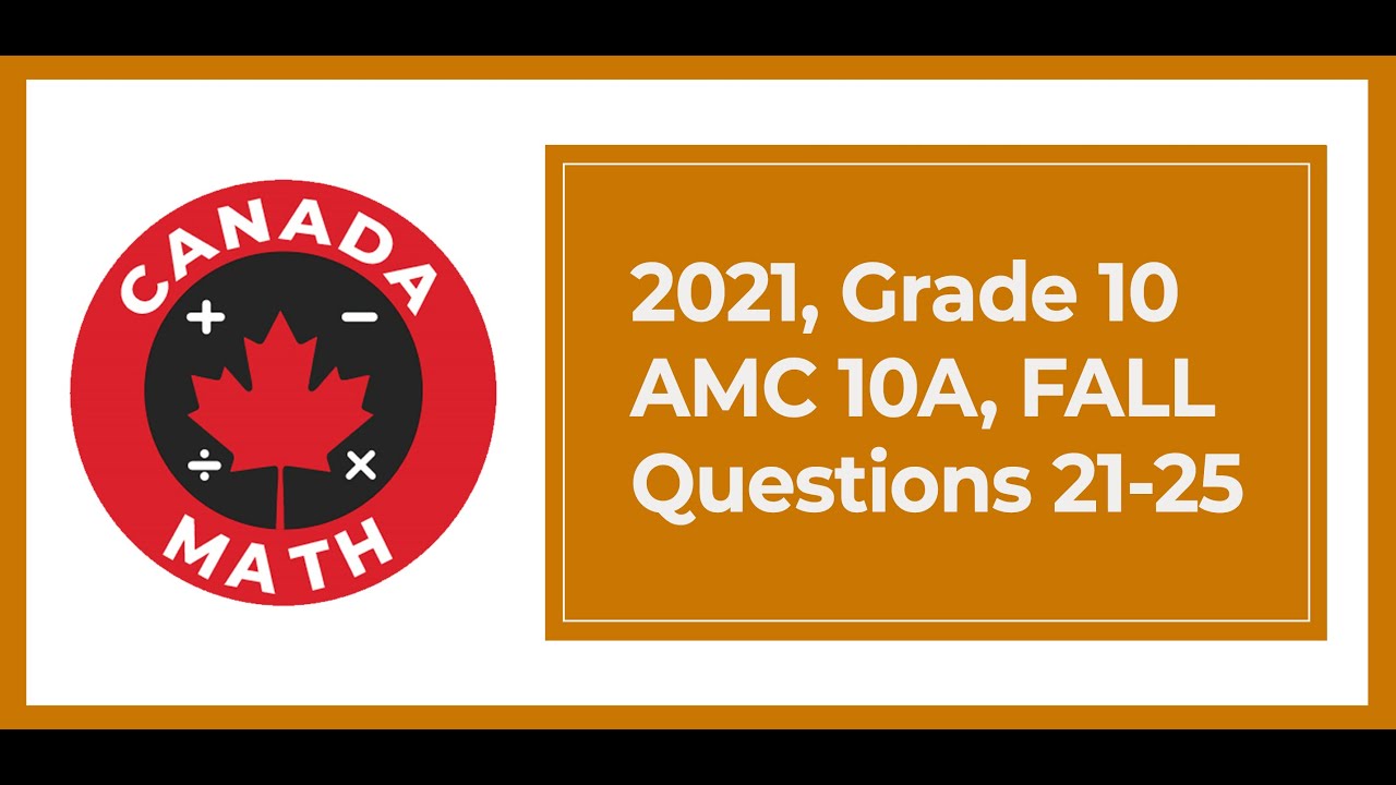 2021 AMC 10A Fall Contest: Official Solutions and Step-by-Step Explanations