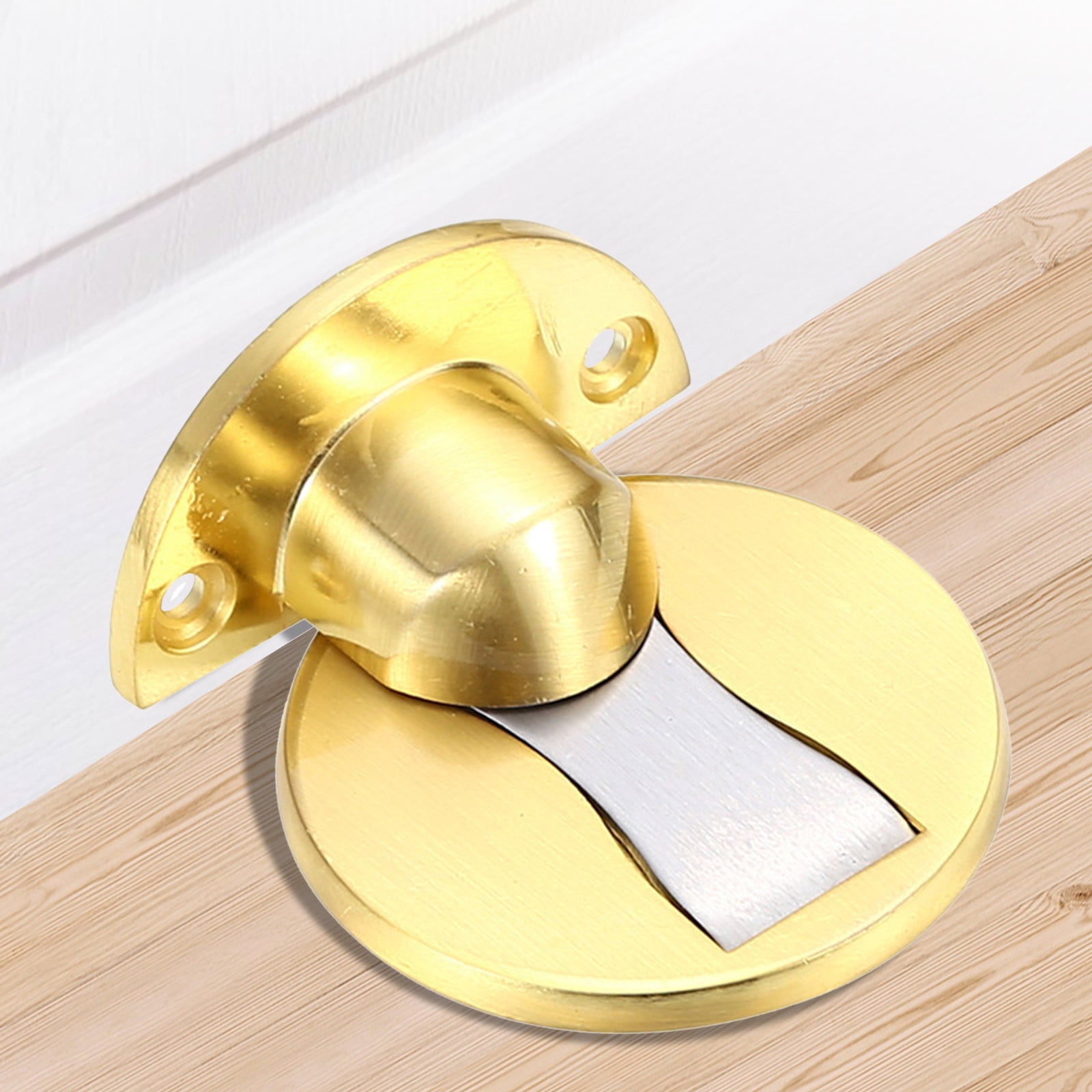Magnetic Door Stopper for Floor and Wall Mounting – No Drilling Required