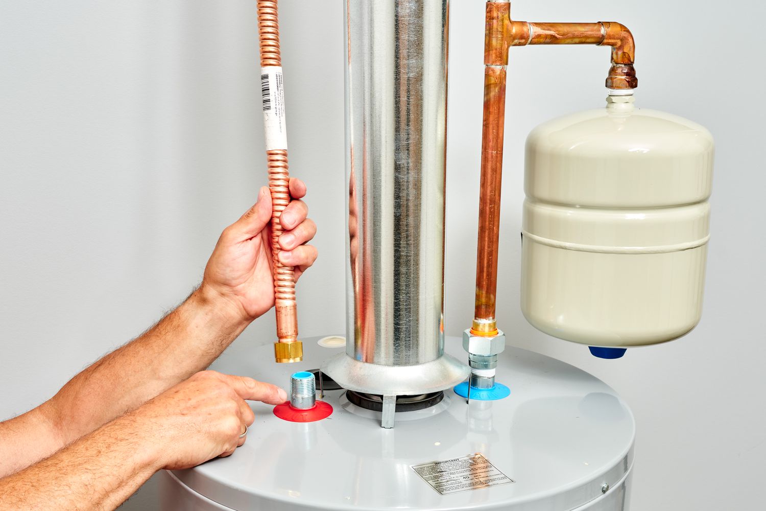 water heater hose leaking
