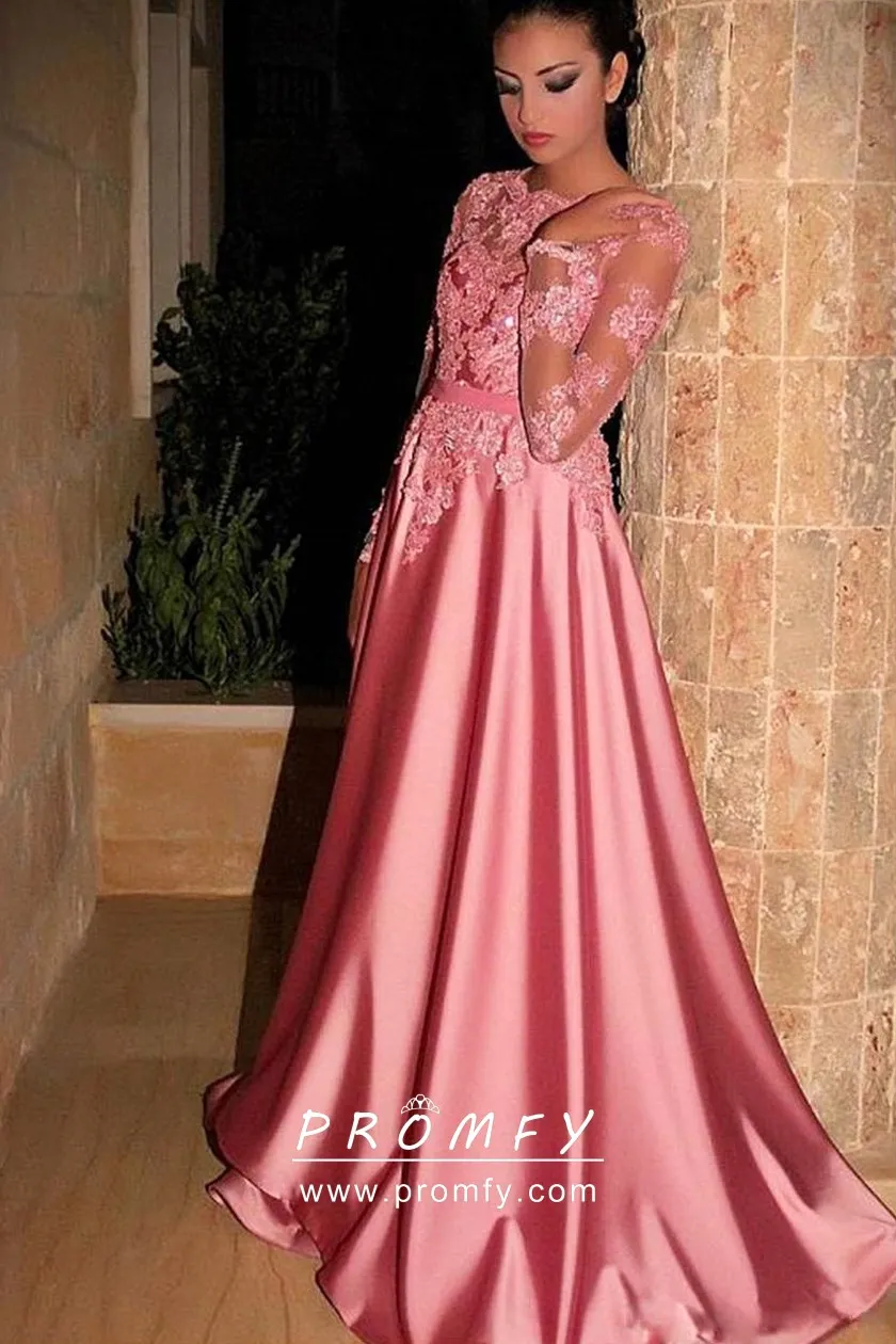 Shop Pink Long Satin Dresses for Elegant & Timeless Style