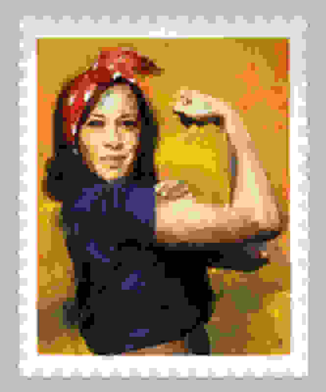 Rosie Backbone by Phresh Laundry: Iconic Art Meets Modern Strength