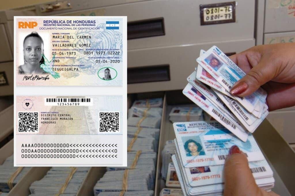 tarjeta de identidad de honduras