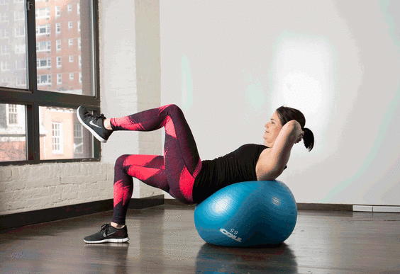 Weighted yoga ball workout: easy moves for a stronger core, start today!