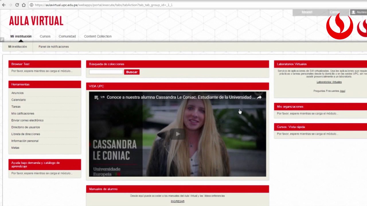 How to Access the Aula Virtual UPC for Online Learning