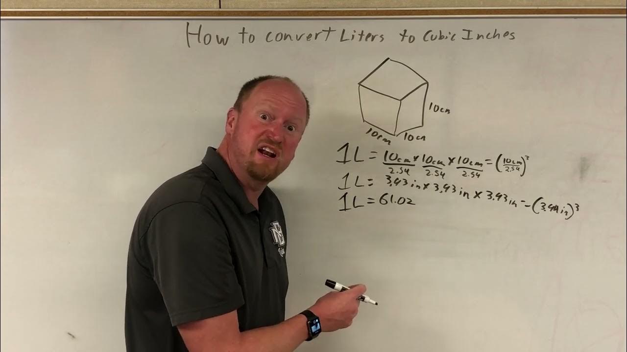 Convert 5.7 Liters to Cubic Inches: Exact Value and Formula Explained