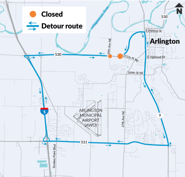 Current Updates on Hwy 530 Closure: Traffic Delays and Detours