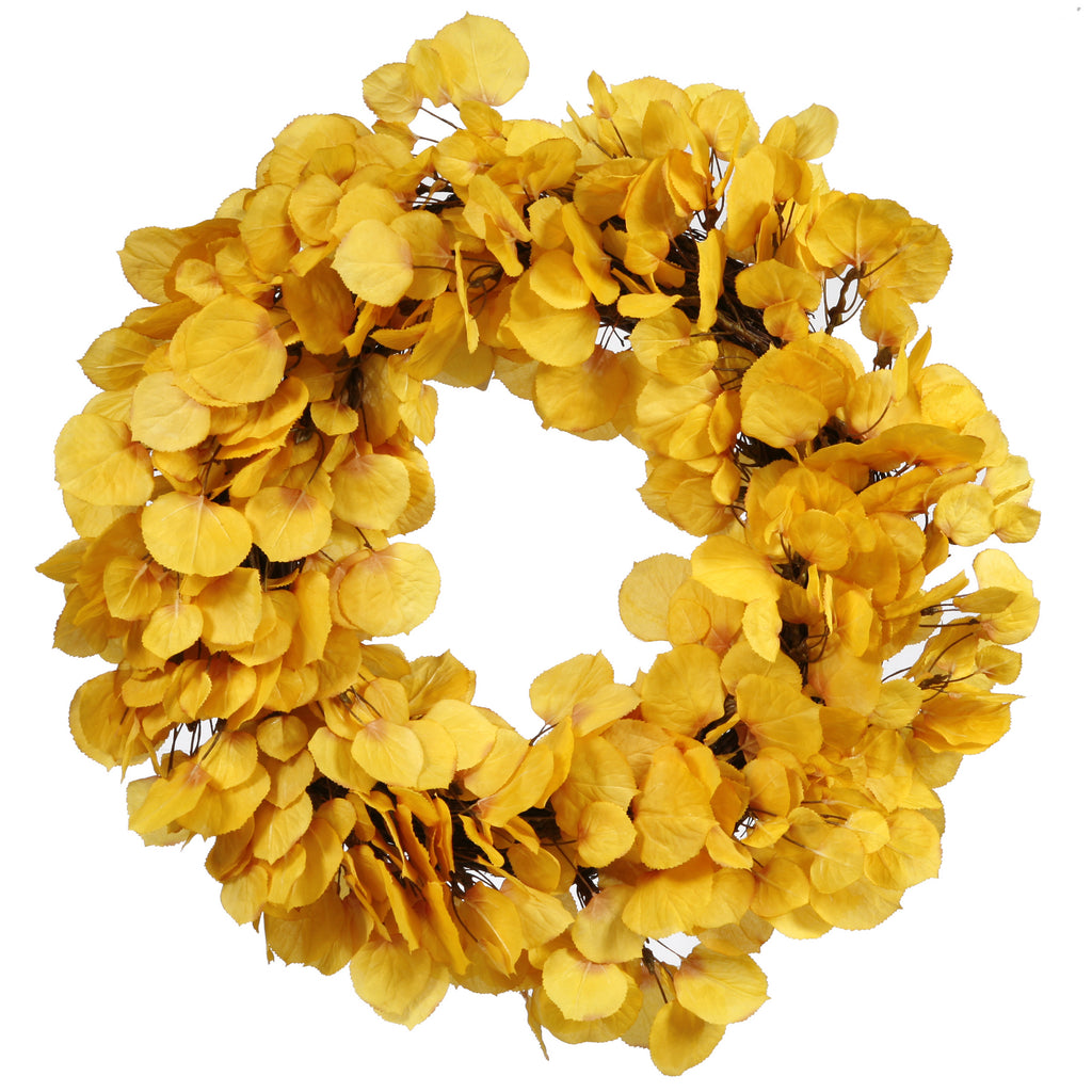 aspen leaf wreath