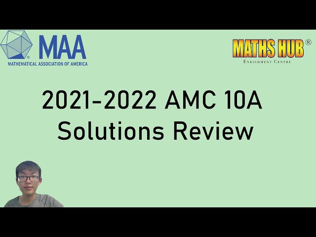 2021 AMC 10A Fall Contest: Official Solutions and Step-by-Step Explanations