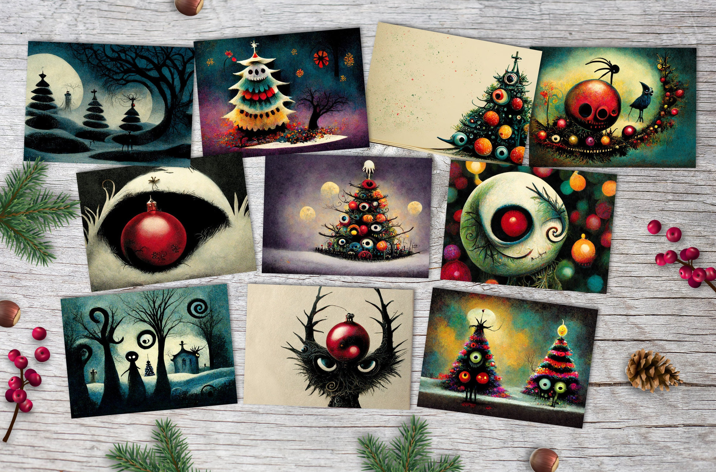 Horror Christmas Cards: Find the Creepiest Designs Here and Send the Spookiest Christmas Cards Ever