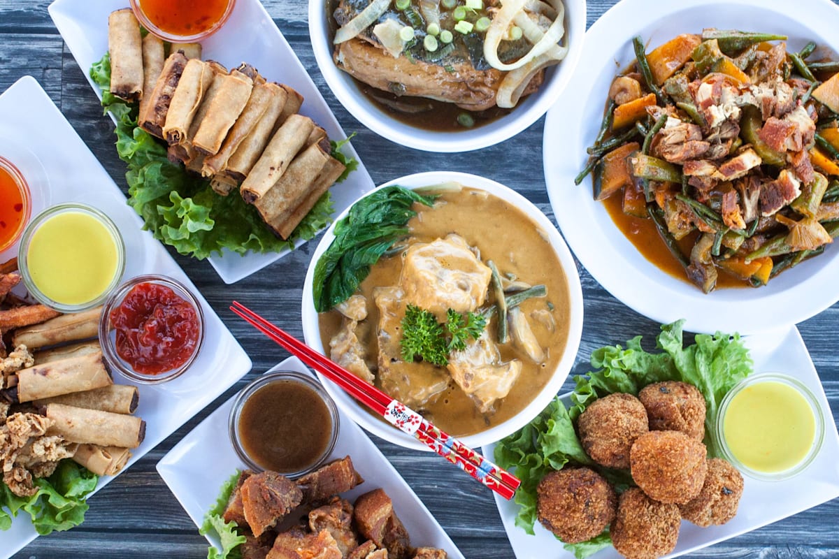 Taste Traditional Filipino Flavors at Green Banana Leaf South St in Artesia