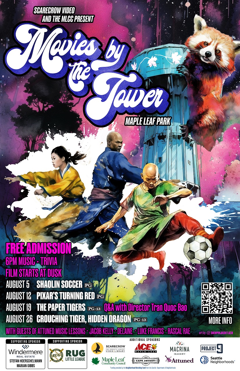 Enjoy Free Outdoor Films at Maple Leaf Park's Movies by the Tower