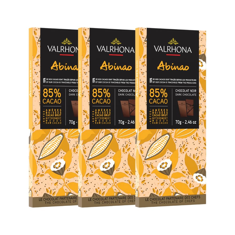 Valrhona Abinao Dark Chocolate 85% Cacao: A Rich, Aromatic Experience