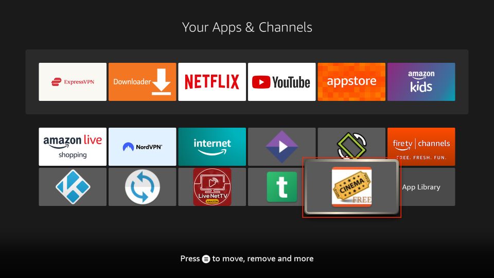 update cinema hd on firestick
