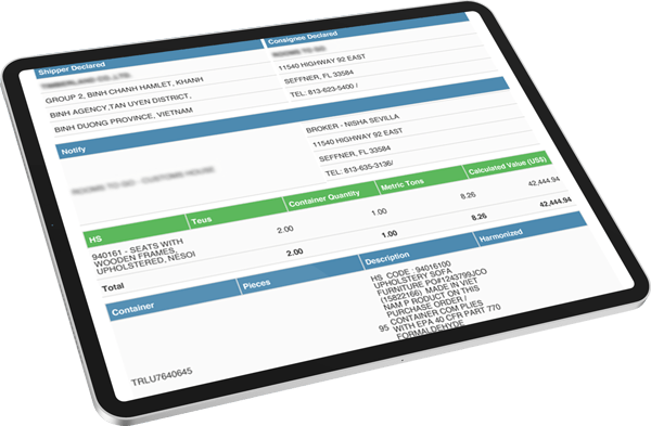 Explore and Download High-Quality Bill of Lading Datasets