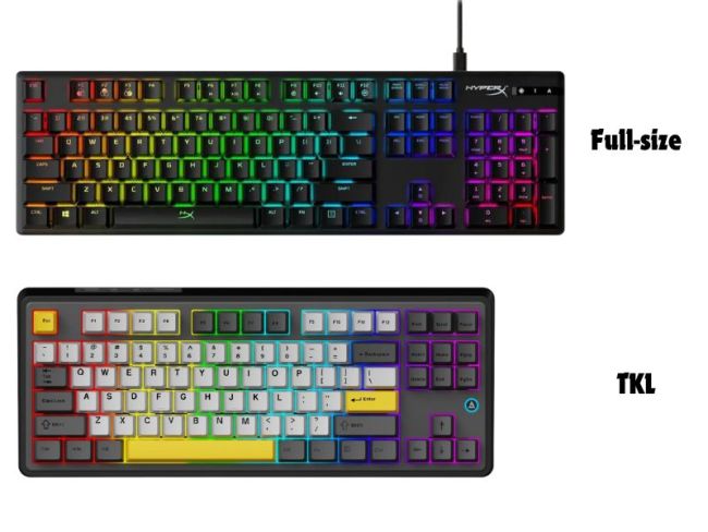 Understanding TKL vs Full Size differences (Learn what matters for gaming, typing, and desk space).