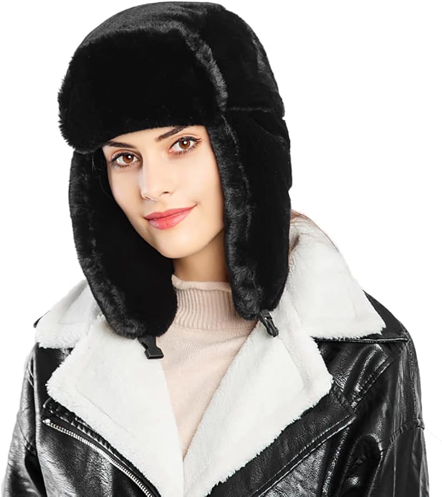 Stylish Womens Faux Fur Trapper Hat for Ultimate Winter Warmth