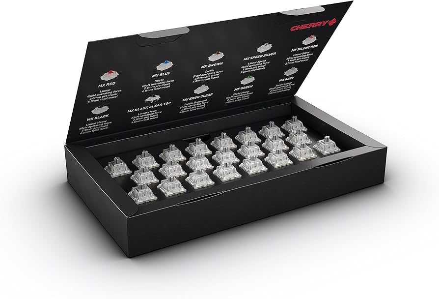 Silver Cherry MX Switches: Perfect Linear Switches for Gaming and Custom Keyboards