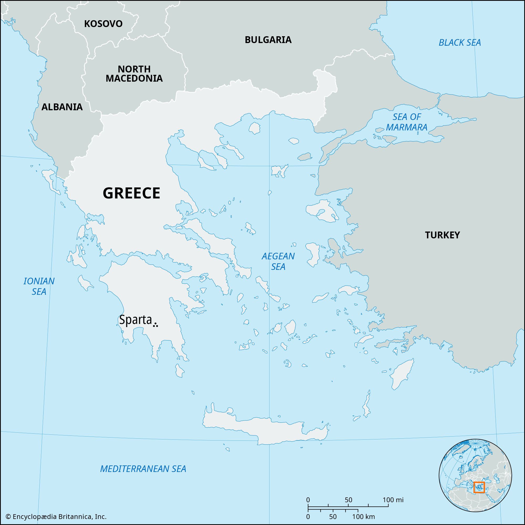Sparta on a Map: Discover the Ancient City-State of Greece