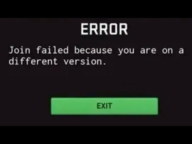 How to Fix "Join Failed Because You Are on a Different Version" Error in Games