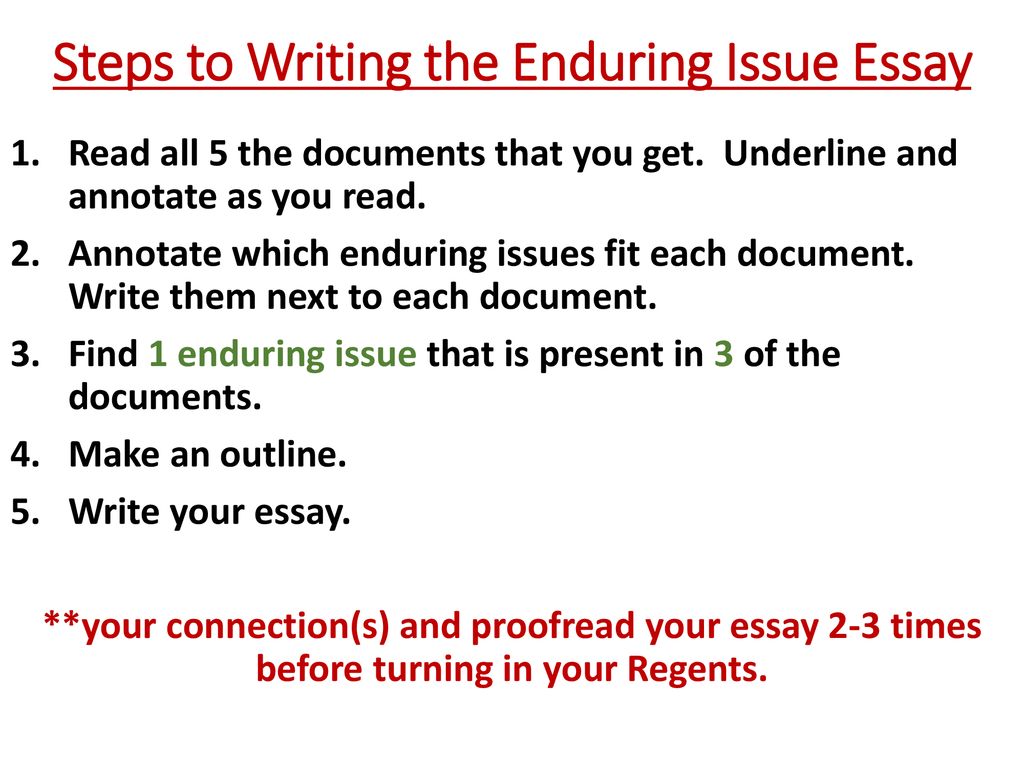 How to Create an Effective Enduring Issues Essay Outline: A Step-by-Step Guide