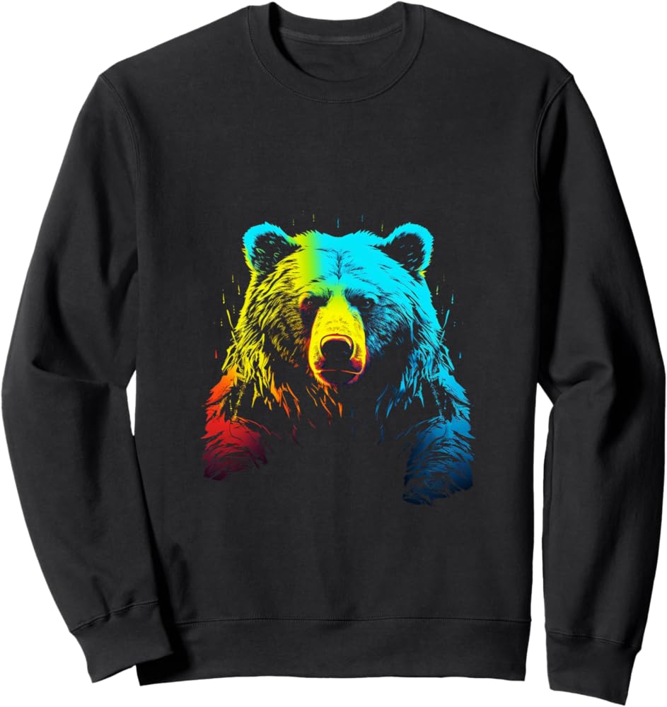 Grizzly Bear Sweatshirts: High-Quality Apparel for Wildlife Fans
