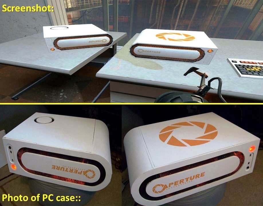 aperture science pc case