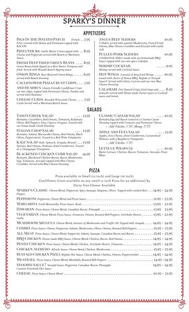 Explore Sparkys Diner Menu: Full Menu with Reviews & Hours